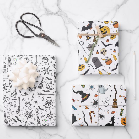 Halloween Wrapping Paper (Voorkant)