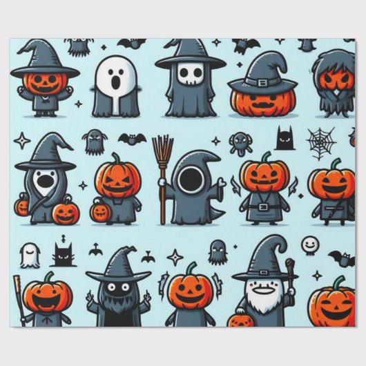 Halloween Wrapping Paper Cadeaupapier (Vlak)