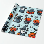 Halloween Wrapping Paper Cadeaupapier (Uitgerold)