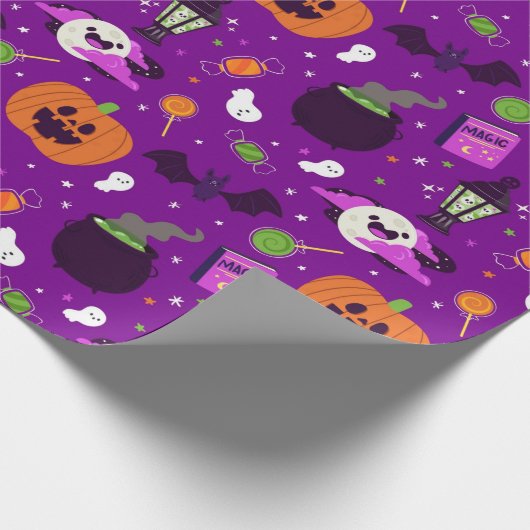 Halloween Wrapping Paper Cadeaupapier (Hoek)