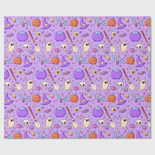 Halloween Wrapping Paper Cadeaupapier (Vlak)