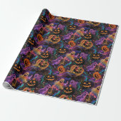 Halloween Wrapping Paper Cadeaupapier (Uitgerold)