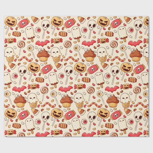 Halloween Wrapping Paper Cadeaupapier (Vlak)