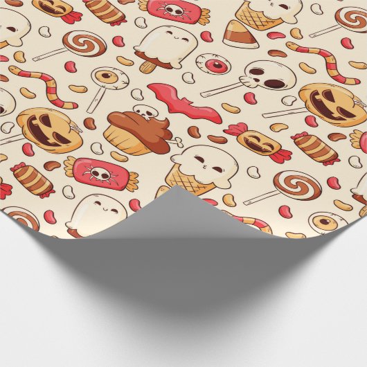 Halloween Wrapping Paper Cadeaupapier (Hoek)