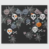Halloween wrapping paper cadeaupapier (Vlak)