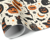 Halloween Wrapping Paper Cadeaupapier (Rol Hoek)