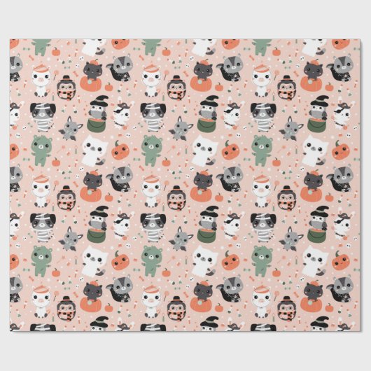 Halloween Wrapping Paper Cadeaupapier (Vlak)