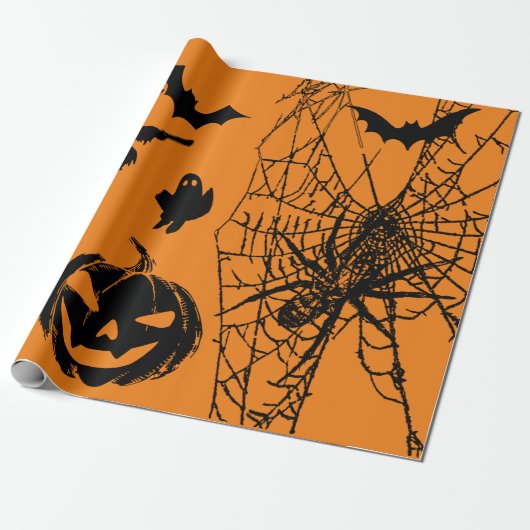 Halloween Wrapping Paper Cadeaupapier (Uitgerold)