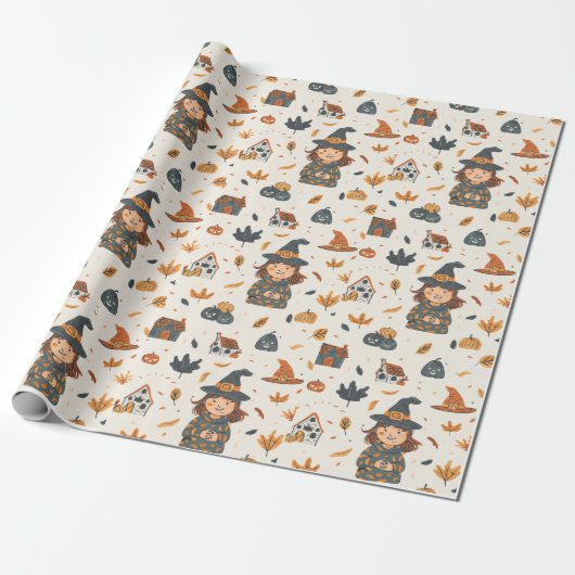Halloween Wrapping Paper Cadeaupapier (Uitgerold)