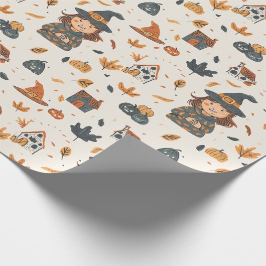 Halloween Wrapping Paper Cadeaupapier (Hoek)