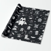 Halloween Wrapping Paper Cadeaupapier (Uitgerold)