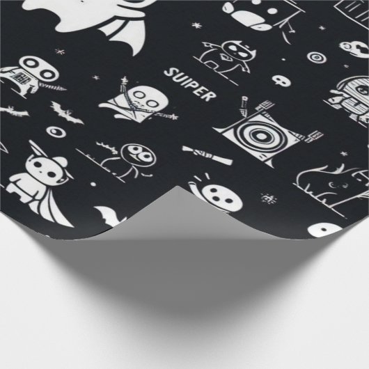 Halloween Wrapping Paper Cadeaupapier (Hoek)