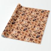 Halloween Wrapping Paper Cadeaupapier (Uitgerold)