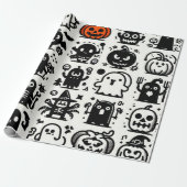 Halloween Wrapping Paper Cadeaupapier (Uitgerold)