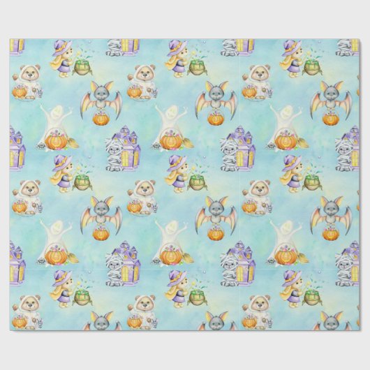 Halloween Wrapping Paper Cadeaupapier (Vlak)