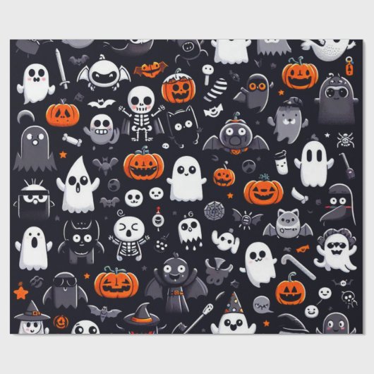 Halloween Wrapping Paper Cadeaupapier (Vlak)