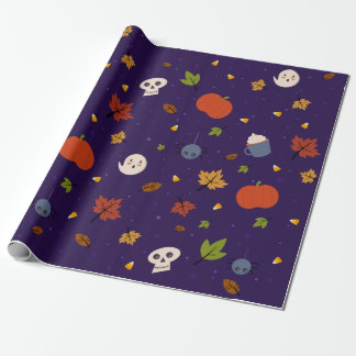Halloween Wrapping Paper Cute Little Spooks Cadeaupapier