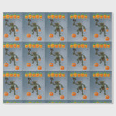 Halloween Wrapping Paper, Goblin Cadeaupapier (Vlak)