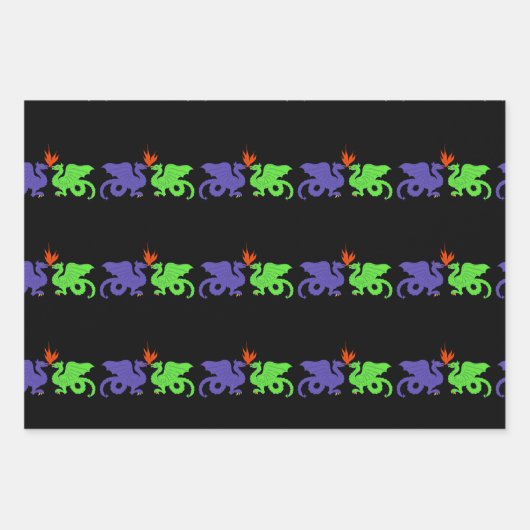 Halloween wrapping paper - mixed sheets (Voorkant 3)