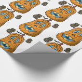 Halloween Wrapping Paper, pompoen Cadeaupapier (Hoek)