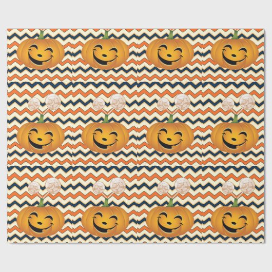 Halloween Wrapping Paper, pompoen Cadeaupapier (Vlak)