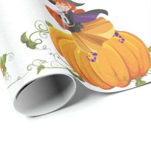 Halloween Wrapping Paper, pompoen Cadeaupapier