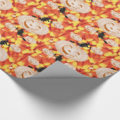 Halloween Wrapping Paper, pompoen Cadeaupapier (Hoek)
