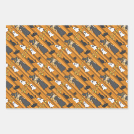 Halloween Wrapping Paper Set