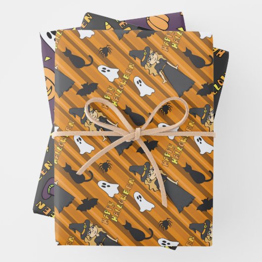 Halloween Wrapping Paper Set (In situ)