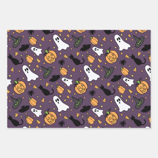 Halloween Wrapping Paper Set (Voorkant 3)
