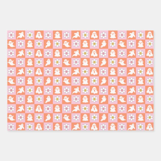 Halloween Wrapping Paper Sheets Set van 3 (Voorkant 3)