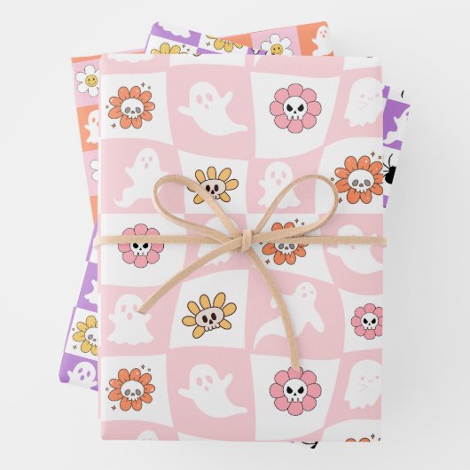 Halloween Wrapping Paper Sheets Set van 3 (In situ)