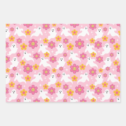 Halloween Wrapping Paper Sheets Set van 3 (Voorkant 3)