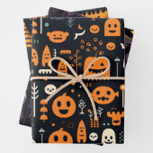Halloween Wrapping Paper Sheets Set van 3 (In situ)