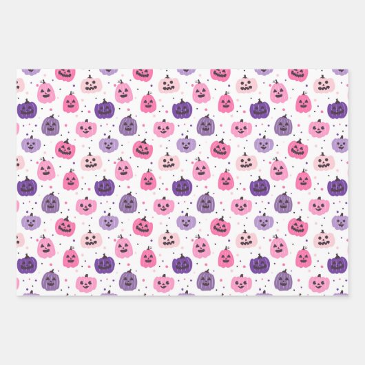 Halloween Wrapping Paper Sheets Set van 3 (Voorkant 3)