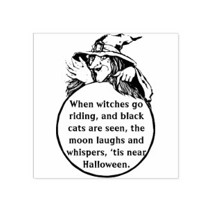 Halloween Wyed Witch Rubberstempel