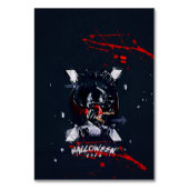 Halloween X party ticket Kaart (Achterkant)