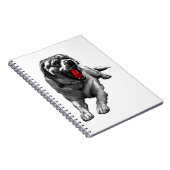 Halloween Yawn Notes Notitieboek (Rechterzijde)