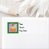 Halloween Yellow Lab label (Insitu)