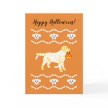 Halloween Yellow Labrador