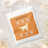 Halloween Yellow Labrador Mummy Bedankzakje (Geknipt)