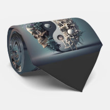 Halloween Yin-Yang Skelet Fusion