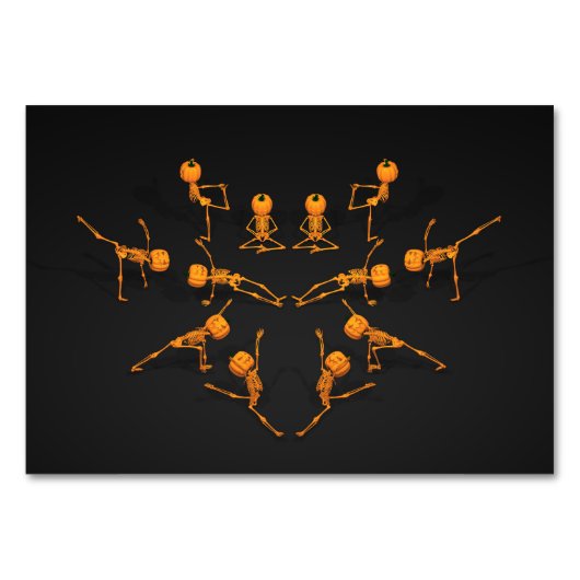 Halloween Yoga Class Kaart (Voorkant)
