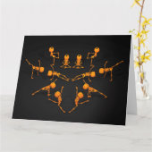 Halloween Yoga Class Kaart (Gele Bloem)