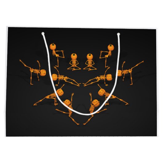 Halloween Yoga Class Large Cadeautasje (Achterkant)