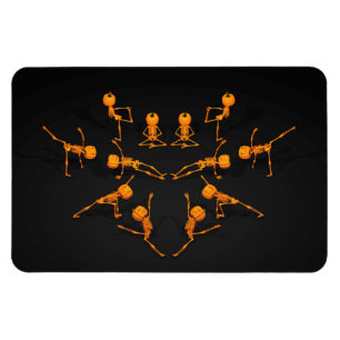 Halloween Yoga Class Magneet