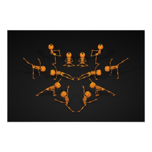 Halloween Yoga Class Perfect Poster (Voorkant)