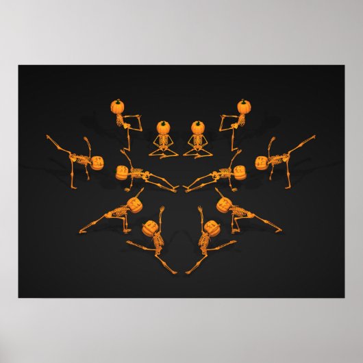 Halloween Yoga Class Poster (Voorkant)