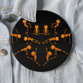 Halloween Yoga Class Ronde Button 6,0 Cm (In situ)