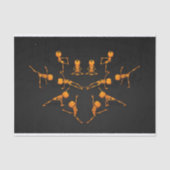 Halloween Yoga Class Tissuepapier (Voorkant)